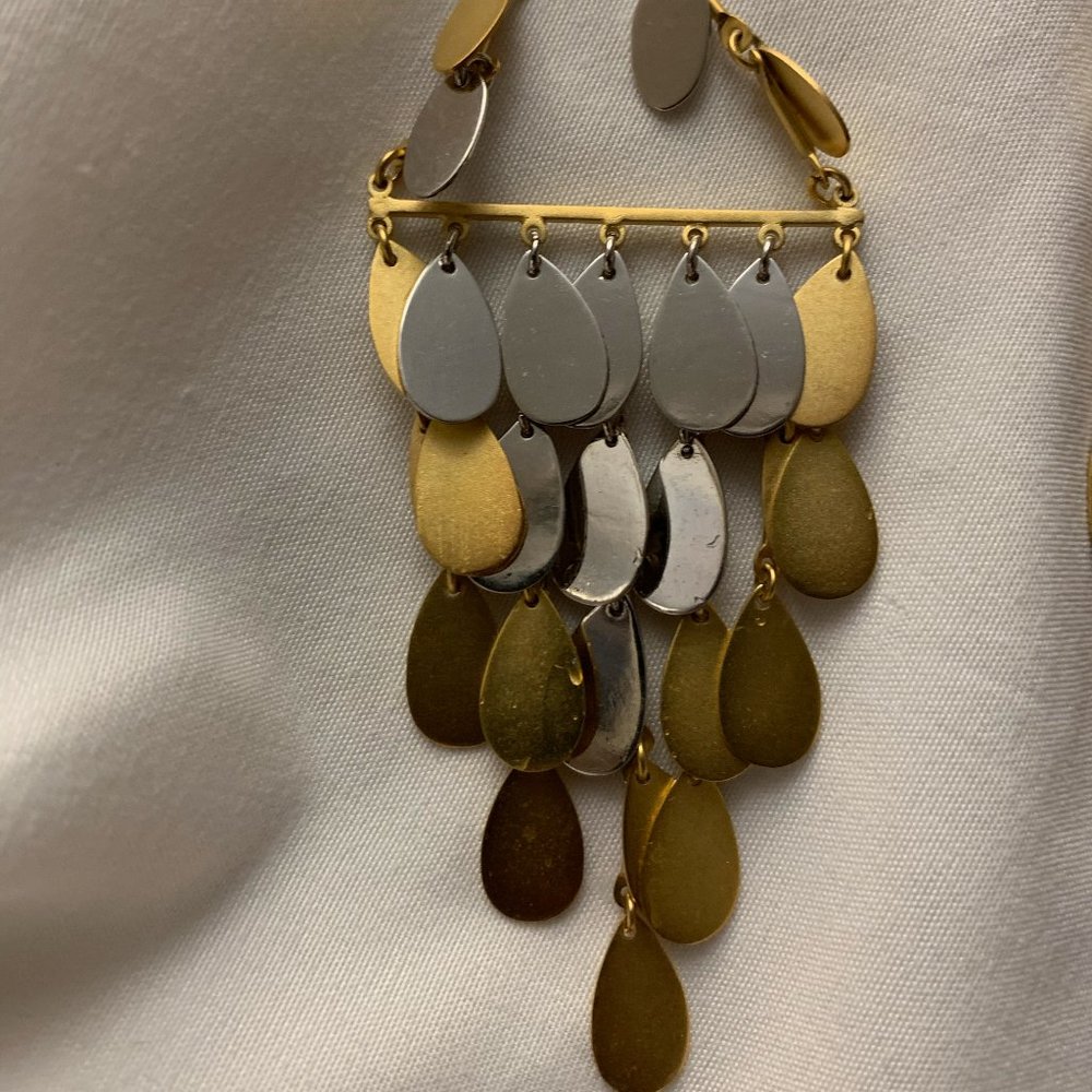 Fifth Avenue Collection Gold and Silver Earrings